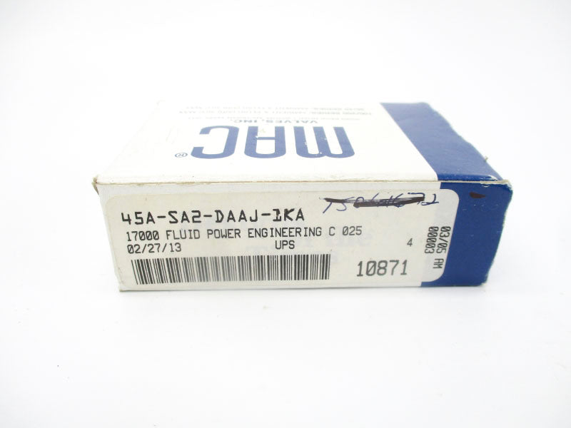 MAC 45A-SA2-DAAJ-1KA 110/120V 120PSI NSMP