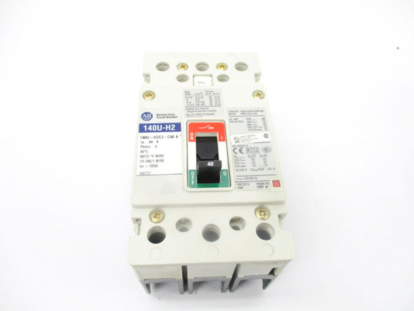 ALLEN BRADLEY 140U-H2C3-C40 SER. A 40A 240/480V (BR/WH) NSMP