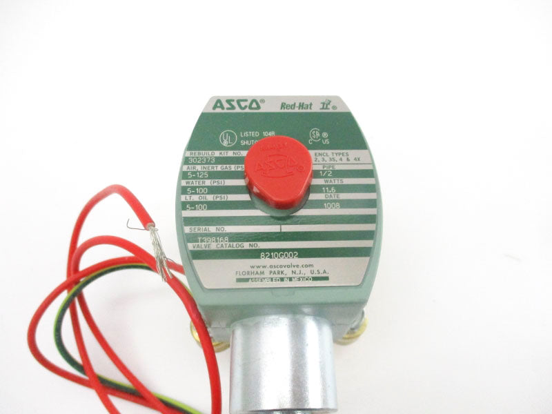 ASCO 8210G002 24/DC 5-100PSI 1/2" UNMP