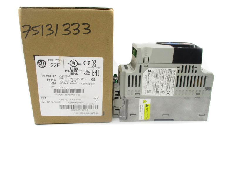INDUSTRIAL SPARE PART 22F-D4P2N103 SER. A F/W 2.02 342-528VAC 6.0A NSMP