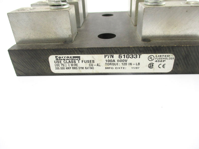 FERRAZ SHAWMUT 61033T 600V 100A UNMP