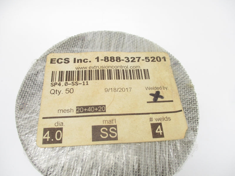 EXTRUSION CONTROL SP4.0-SS-11 (PKG OF 50) NSMP