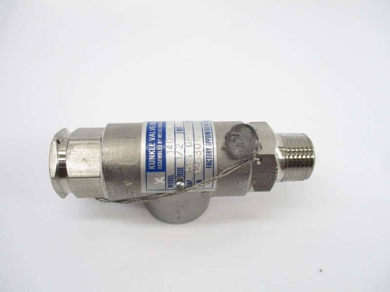 KUNCKLE VALVE 140-C01-ME 80PSI 1/2" NSNP