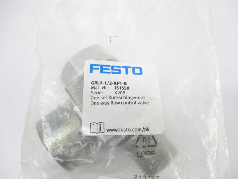 FESTO GRLA-1/2-NPT-B 151559 SER. K208 NSMP