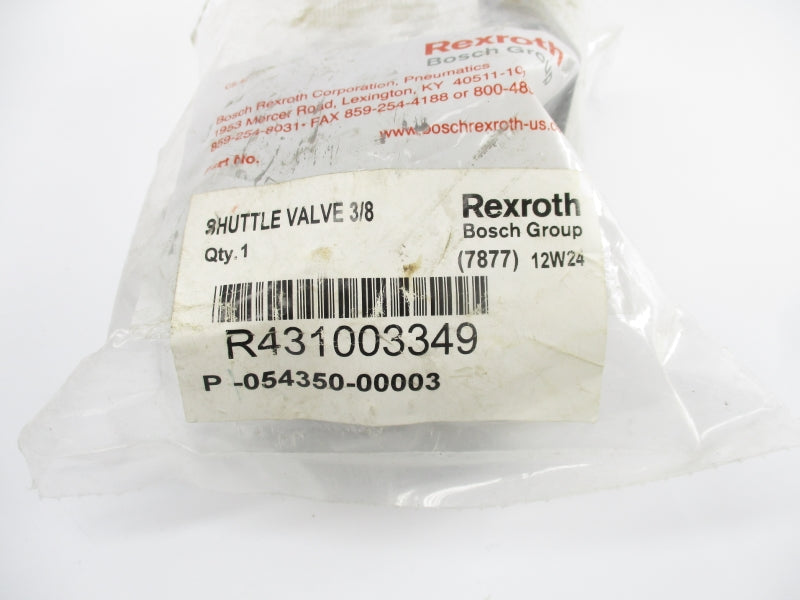REXROTH P-054350-00003 R431003349 3/8" NSMP