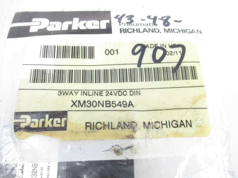 PARKER XM30NB549A 24VDC 125PSI NSMP