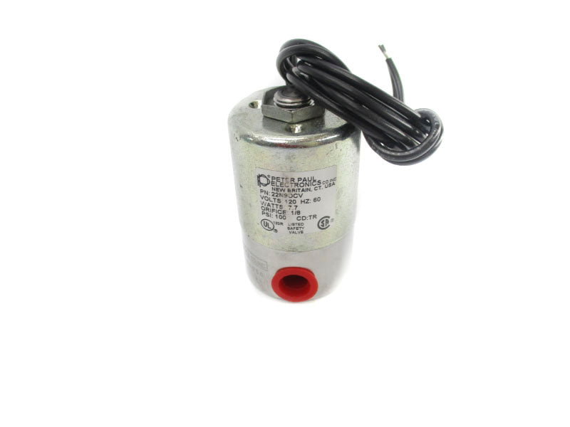 PETER PAUL ELECTRONICS 22N9DCV 120V 100PSI 1/8" NSNP