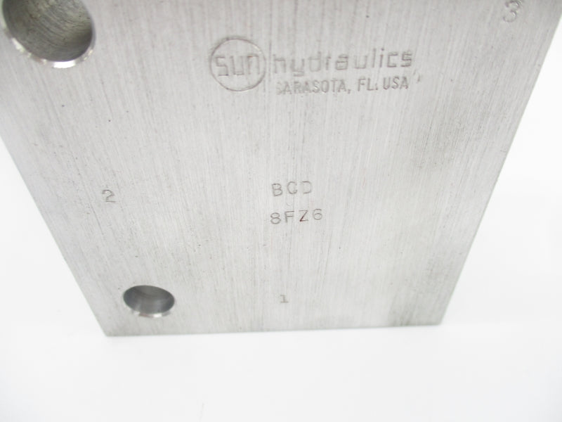 SUN HYDRAULICS BCD8FZ6 UNMP