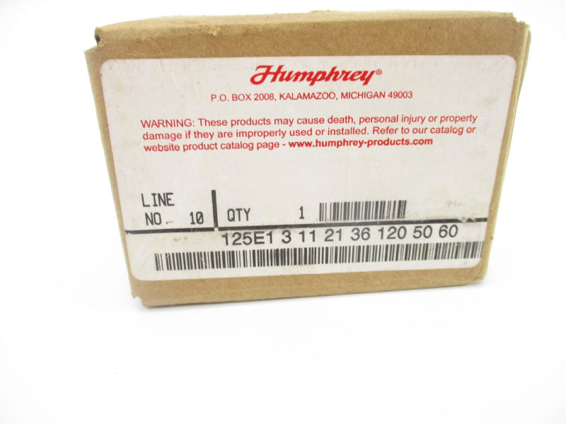 HUMPHREY 125E13112136 120V 125PSI NSMP