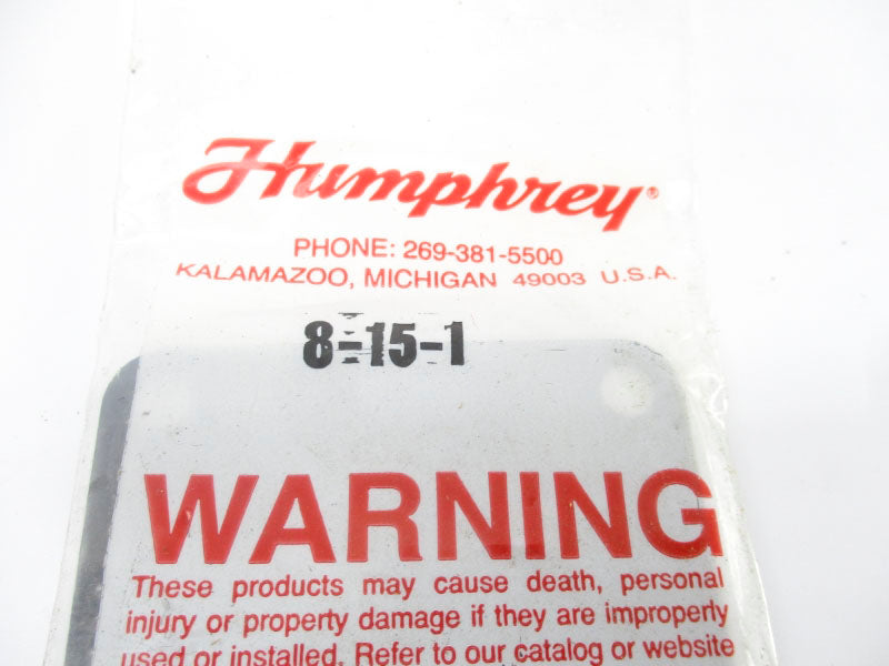 HUMPHREY 8-15-1 NSMP