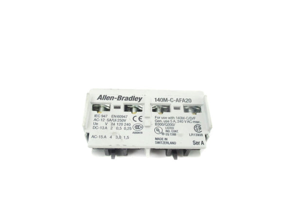 ALLEN BRADLEY 140M-C-AFA20 SER. A 240VAC 5A NSNP