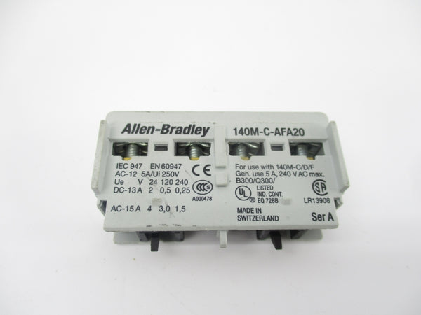 ALLEN BRADLEY 140M-C-AFA20 SER. A 240VAC 5A NSNP