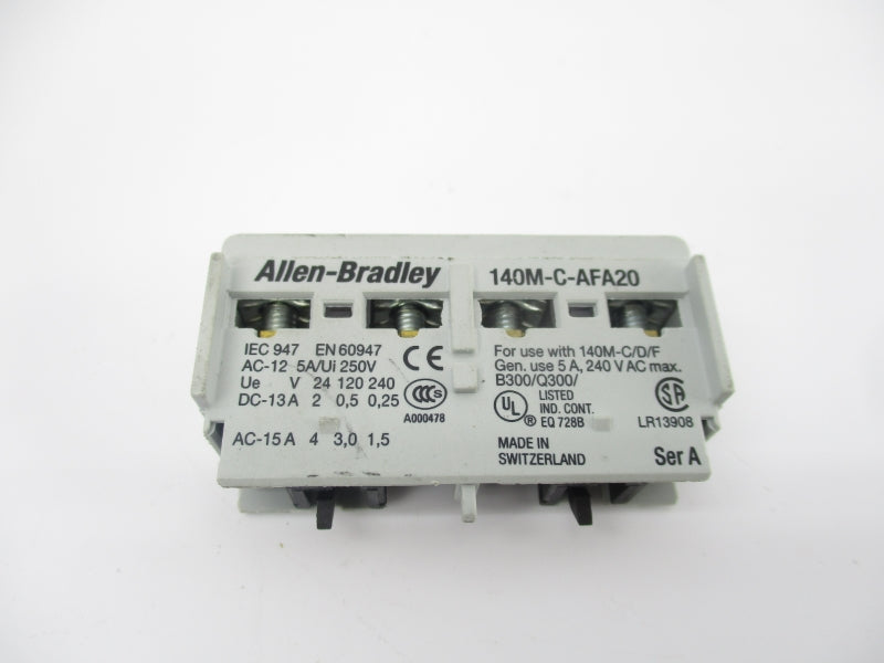 ALLEN BRADLEY 140M-C-AFA20 SER. A 240VAC 5A NSNP