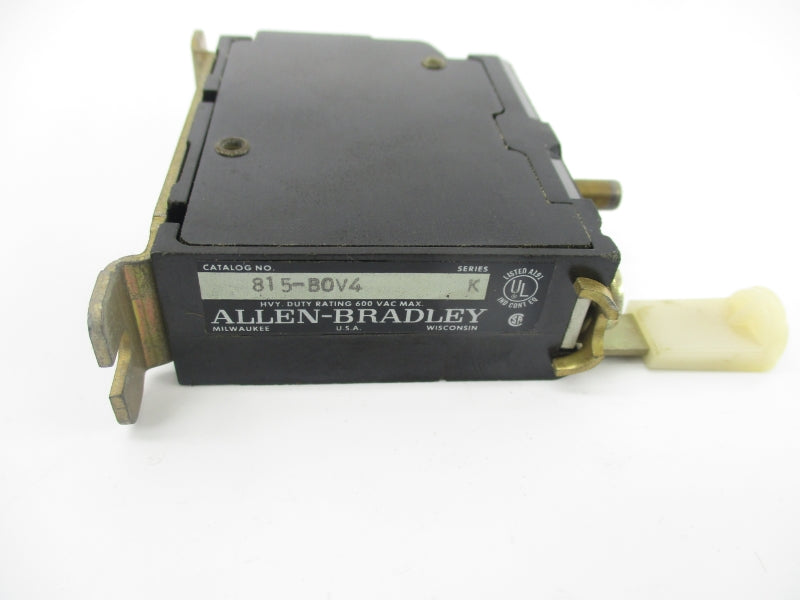 ALLEN BRADLEY 815-B0V4 SER. K 600VAC UNMP