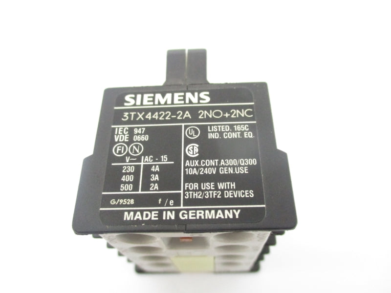 SIEMENS 3TX4422-2A 240V 10A UNMP