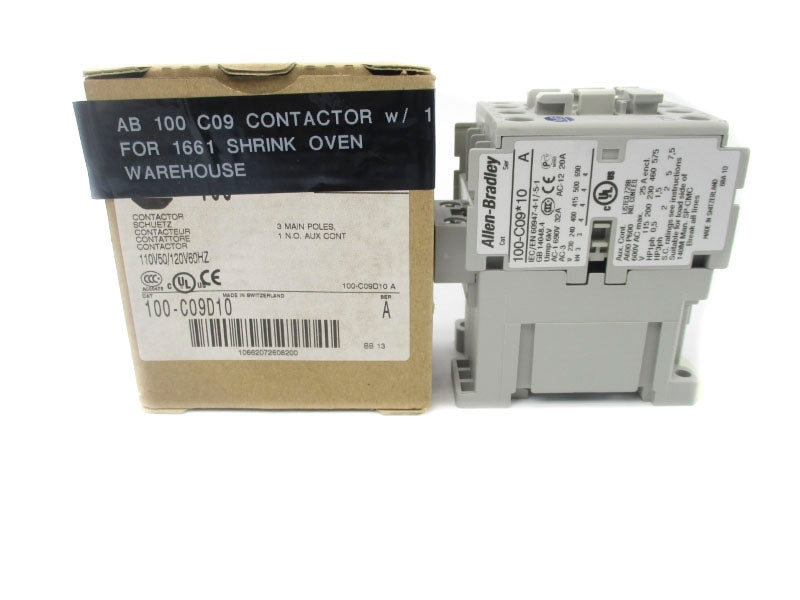 ALLEN BRADLEY 100-C09D10 SER. A 110/120V 25A (BR/WH) NSMP