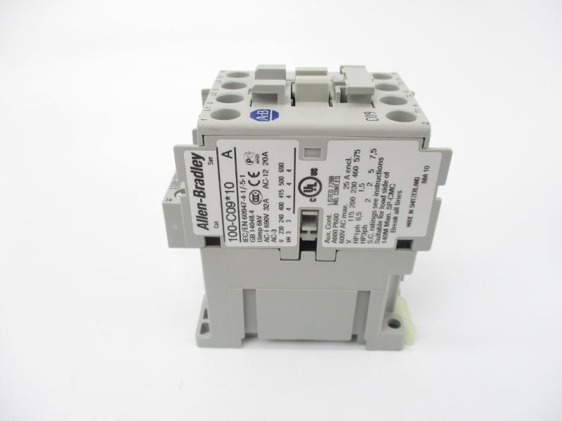 ALLEN BRADLEY 100-C09D10 SER. A 110/120V 25A (BR/WH) NSMP