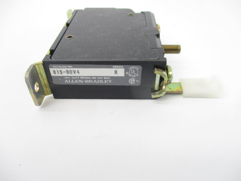 ALLEN BRADLEY 815-B0V4 SER. K 600VAC (BK/YL) NSMP