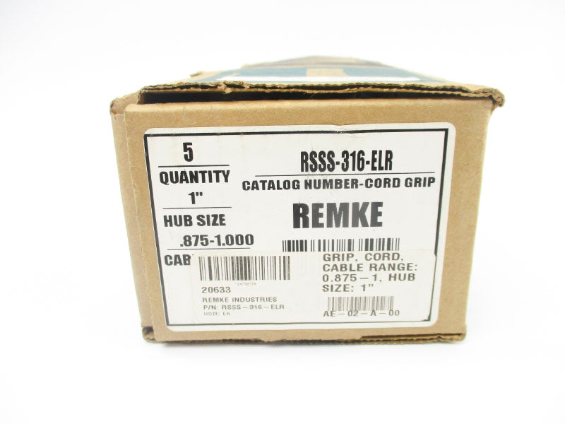 REMKE RSSS-316-ELR 1" (PKG OF 5) NSMP
