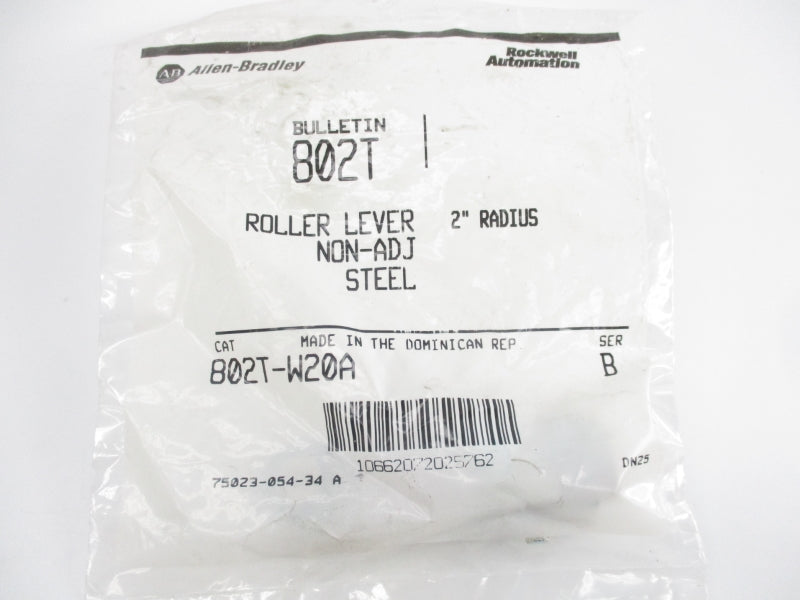 ALLEN BRADLEY 802T-W20A SER. B 2" NSMP