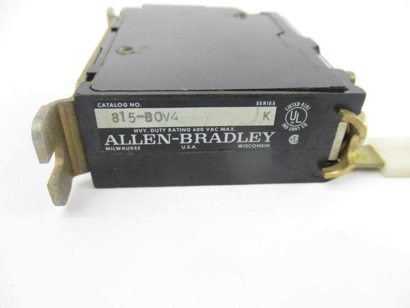 ALLEN BRADLEY 815-B0V4 SER. K 600VAC UNMP