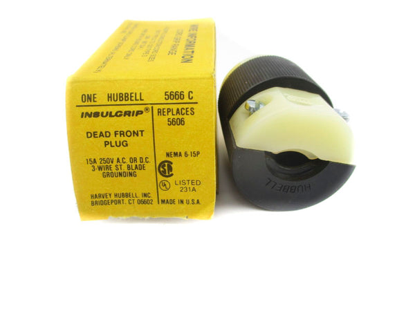 HUBBELL 5666C 250VAC/DC 15A NSMP