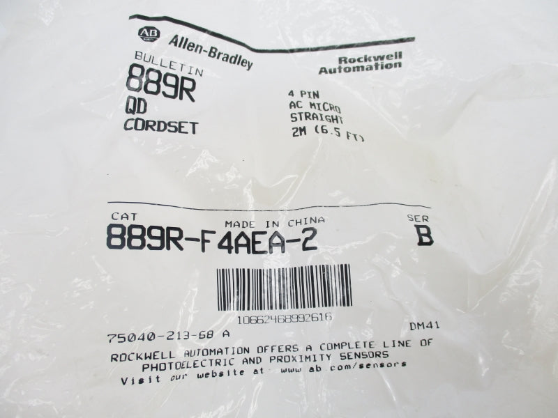 ALLEN BRADLEY 889R-F4AEA-2 SER. B NSMP