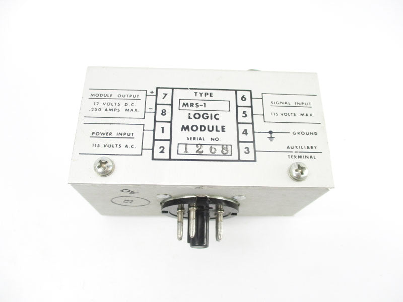 BANNER ENGINEERING MRS-1 115VAC .250A UNMP