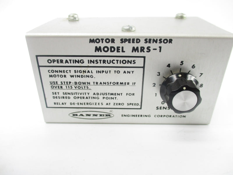 BANNER ENGINEERING MRS-1 115VAC .250A UNMP