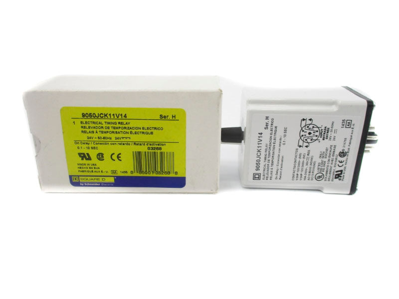 SQUARE D 9050JCK11V14 SER. H 24V 10A 0.1-10S NSMP