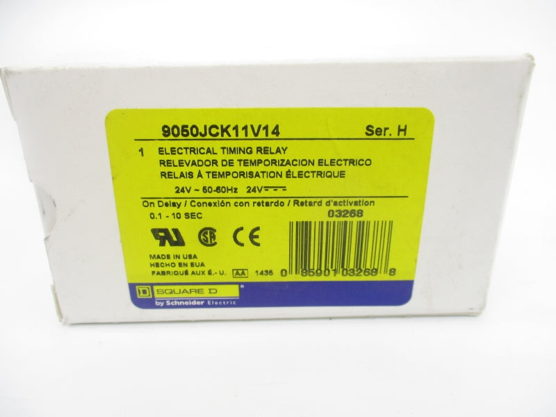 SQUARE D 9050JCK11V14 SER. H 24V 10A 0.1-10S NSMP