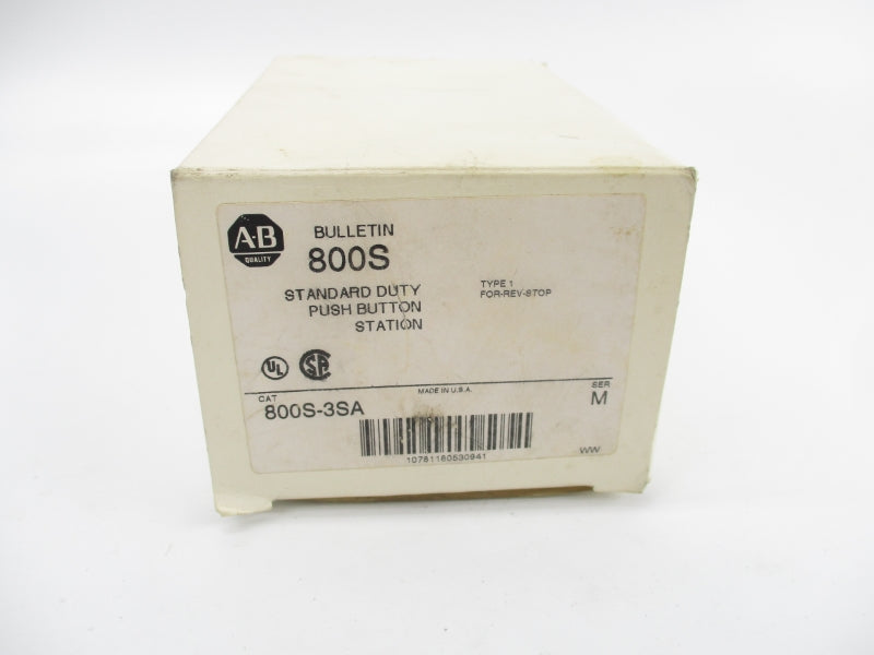 ALLEN BRADLEY 800S-3SA SER. M 600VAC (WH) NSMP