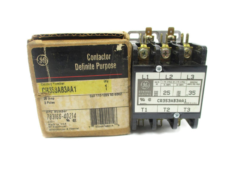 GENERAL ELECTRIC CR353AB3AA1 110-120V 25A NSMP
