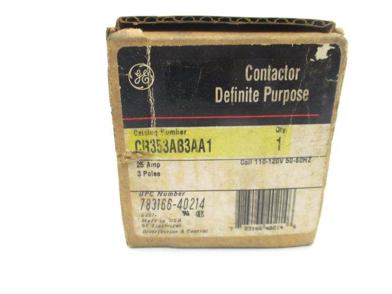 GENERAL ELECTRIC CR353AB3AA1 110-120V 25A NSMP