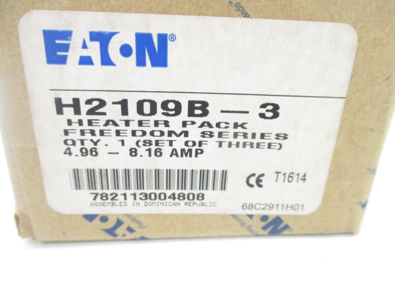 EATON H2109B-3 4.96-8.16A (PKG OF 3) NSMP