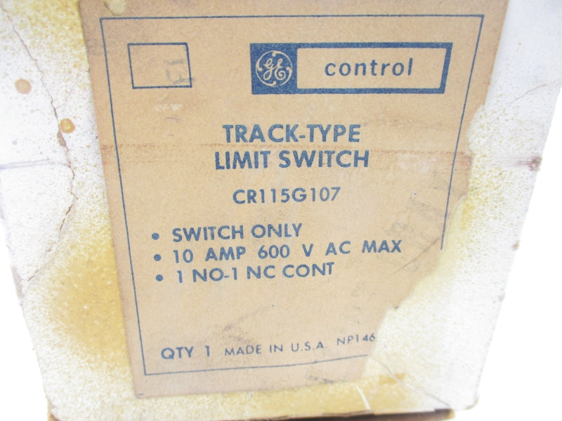 GENERAL ELECTRIC CR115G107 600VAC 10A NSMP
