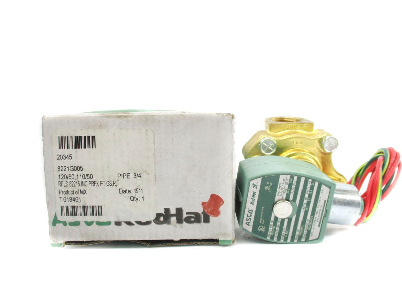 ASCO 8221G005 110-120V 5-150PSI 3/4" NSMP
