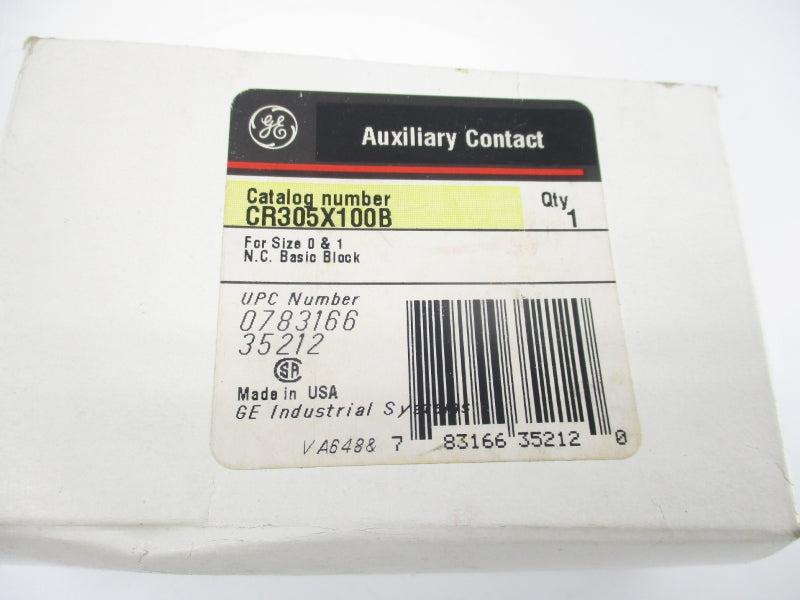 GENERAL ELECTRIC CR305X100B 600VAC NSMP