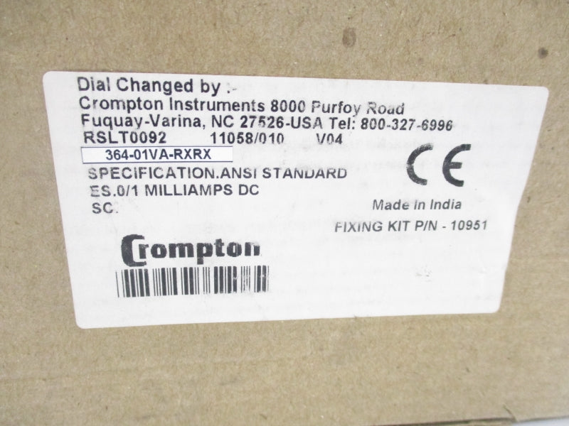 CROMPTON 364-01VA-RXRX 850V 0-300VDC NSMP