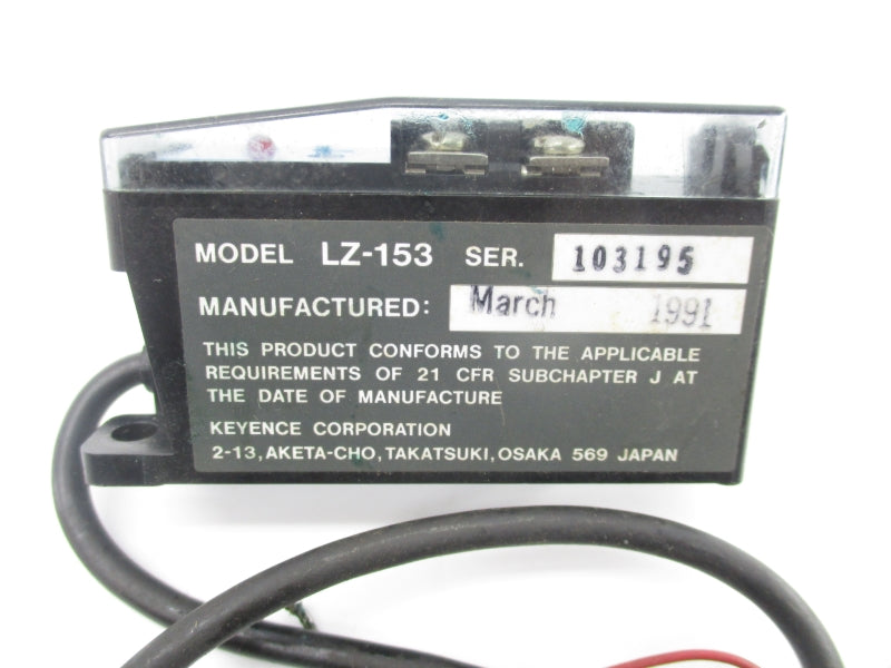 KEYENCE LZ-A152 UNMP