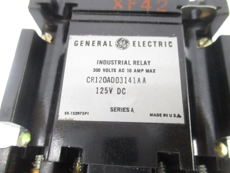 GENERAL ELECTRIC CR120AD03141AA SER. A 300VAC 10A NSNP