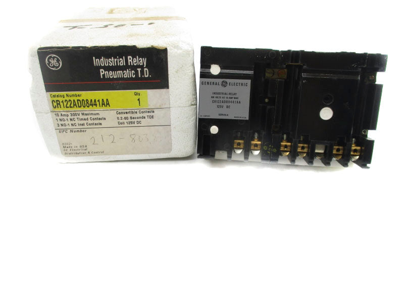 GENERAL ELECTRIC CR122AD08441AA SER. A 125VDC 10A NSMP