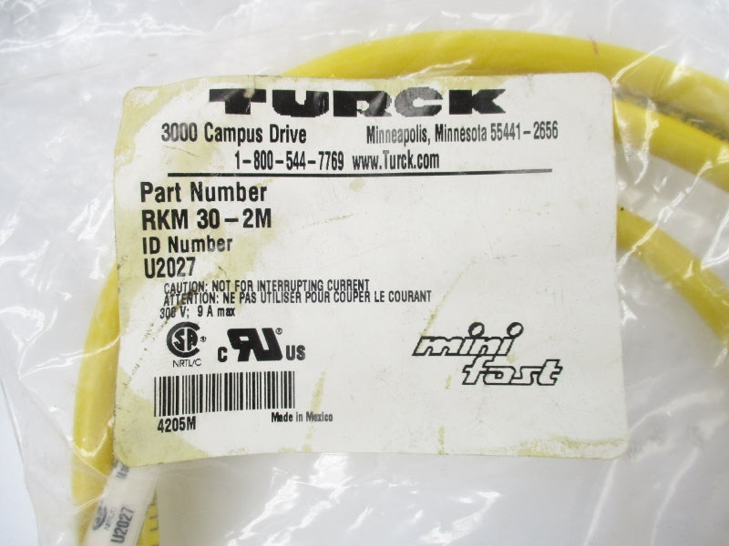 TURCK RKM30-2M U2027 300V 9A NSMP