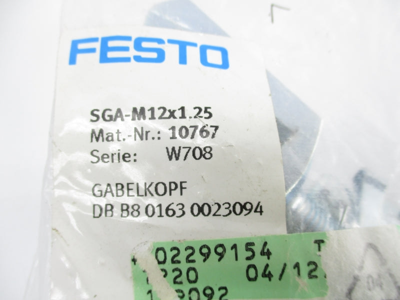FESTO SGA-M12X1.25 10767 SER. W708 NSMP