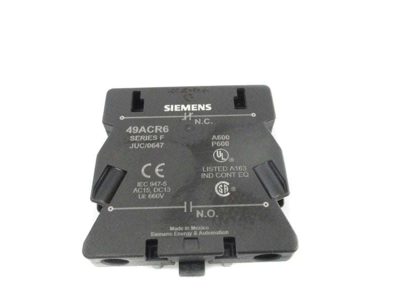 SIEMENS 49ACR6 SER. F 660V NSNP