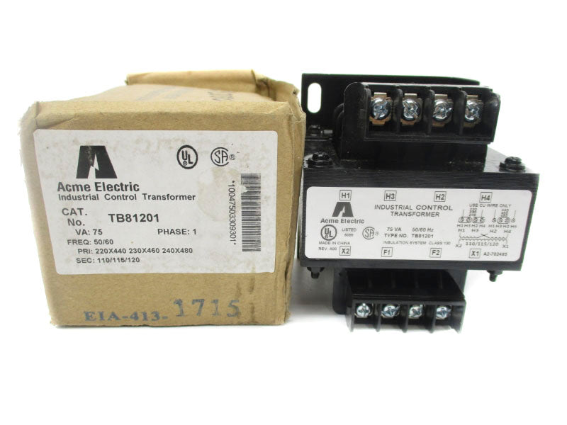 ACME ELECTRIC TB81201 75VA NSMP