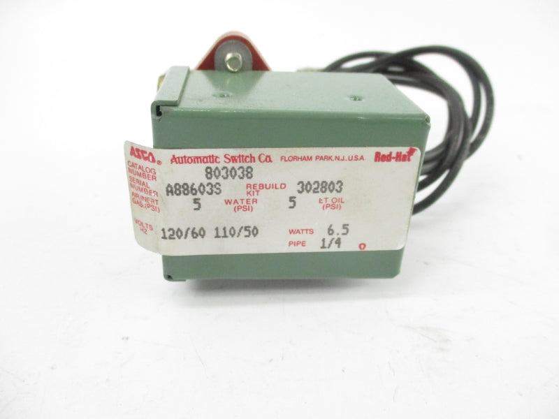 ASCO 803038 110-120V 5PSI 1/4" NSMP