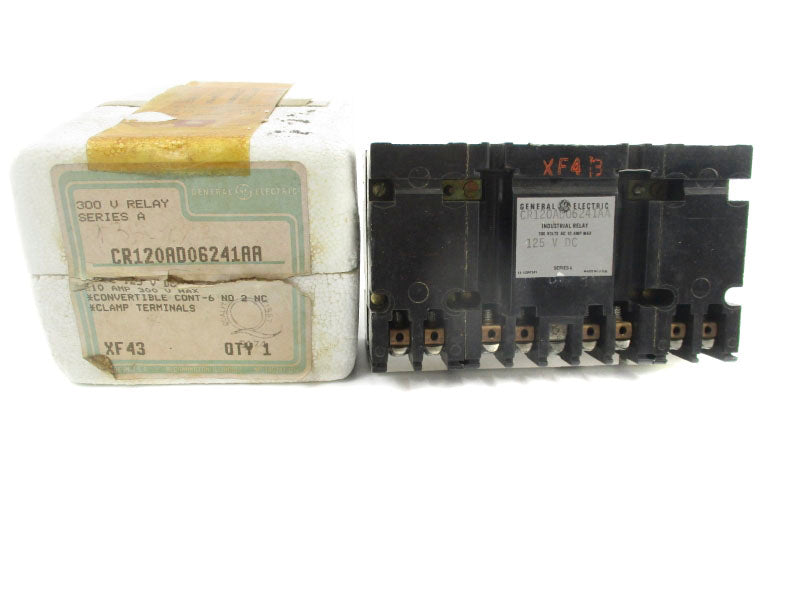 GENERAL ELECTRIC CR120AD06241AA SER. A 125VDC 10A NSMP