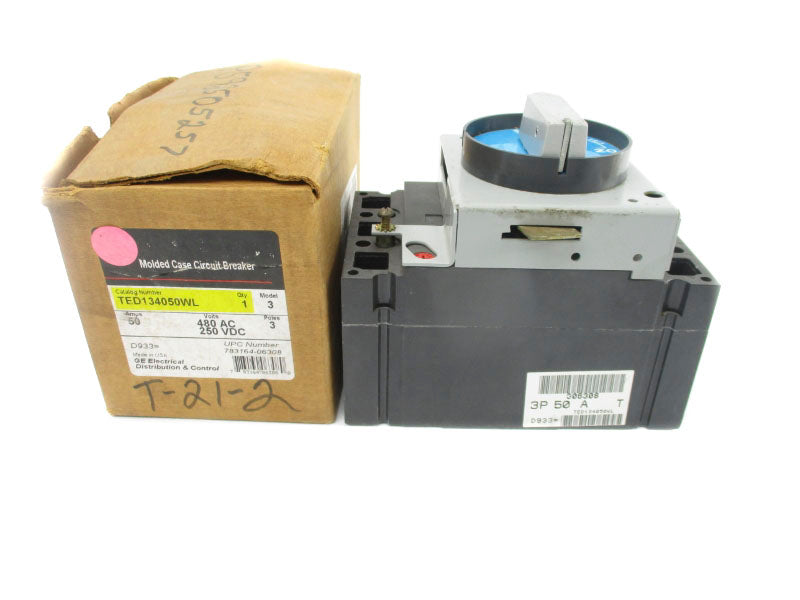 SQUARE D TED134050WL 480VAC 50A (AS PICTURED) NSMP