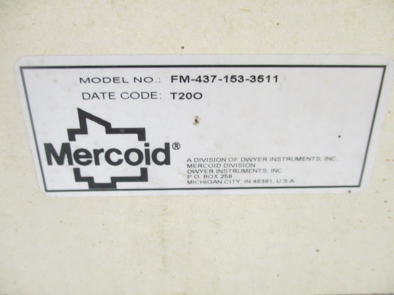 MERCOID FM-437-153-3511 240V 4A NSMP